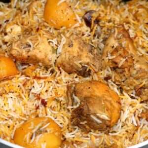 Deshi Chicken Dom Biriyani